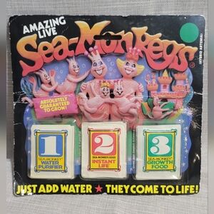 Vintage Sea Monkeys Kit 1971 Unused Factory Sealed Transcience Corporation